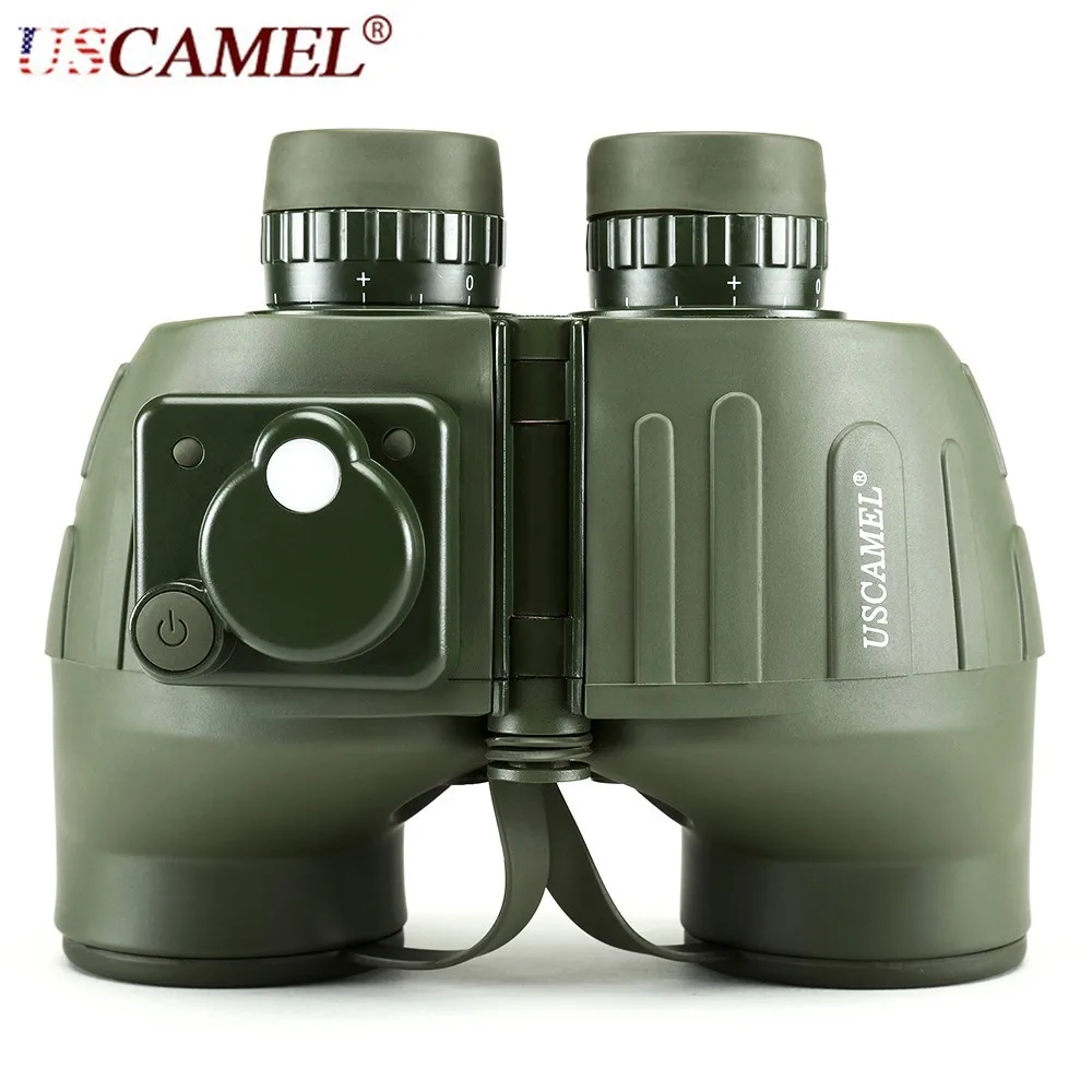 USCAMEL 7x50 бинокль для взрослых для наблюдения за птицами водонепроницаемый противотуманный дальномер компас военный охотничий бинокль jumelles