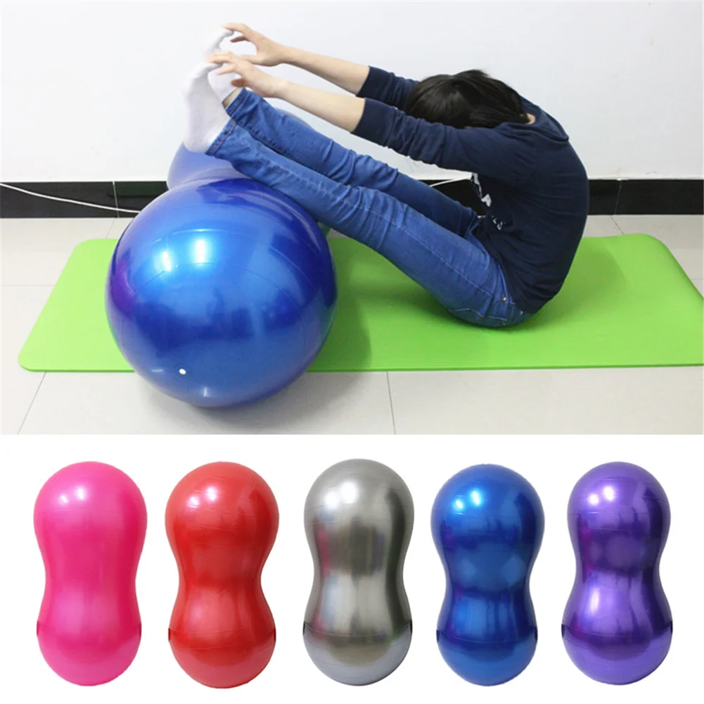 Sports Peanut Yoga Balls Bola Pilates Gym Balance Fitness Ball Exercise