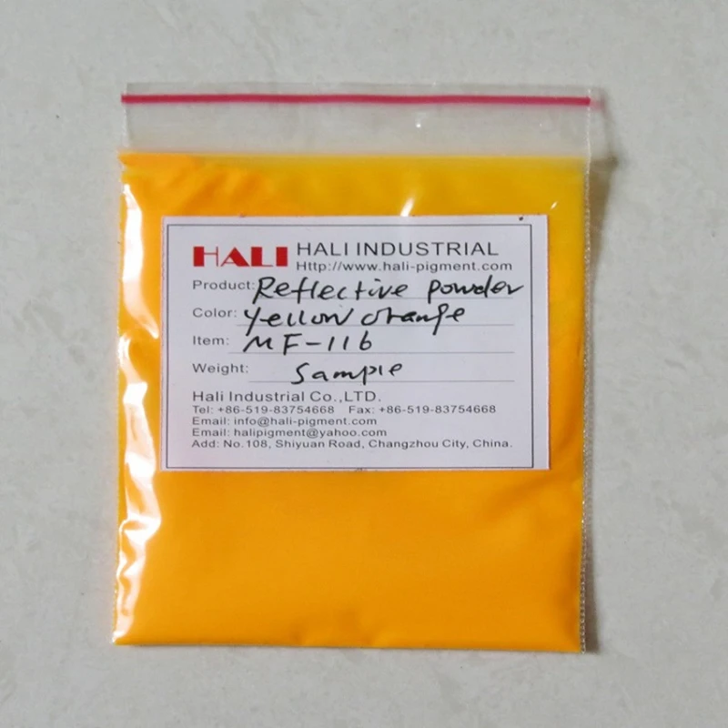 sell color reflective pigment powder,orange reflective pigment