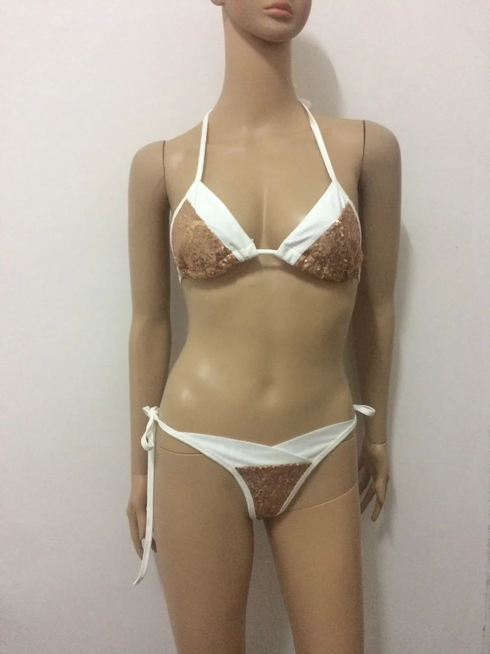 

2017 New Sequin Bikini Set Swimsuit Bathing Suit Swimwear Tankini