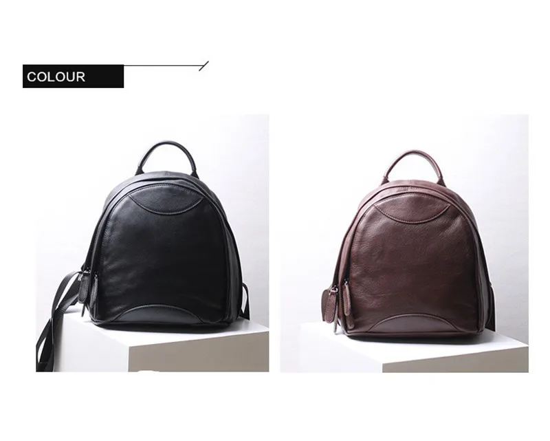 mochila de couro das senhoras de couro