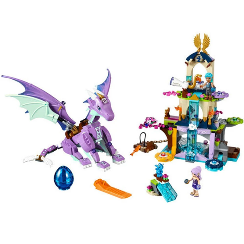 

Bela Elves 10549 The Dragon Sanctuary Building Block Bricks DIY Educational Toys For Girls Compatible Legoing 41178 Friends