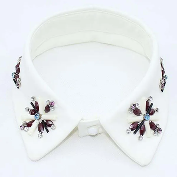 Fashion crystal beading fake false collar for women detachable collar