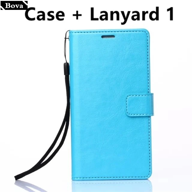 Blue Lanyard 1 Держатель для карт чехол для Xiaomi mi 9T mi 9T Pro Чехол из искусственной кожи чехол для Xiaomi mi 9T Pro mi 9T 6,3" чехлы для телефонов - Цвет: Blue Lanyard 1