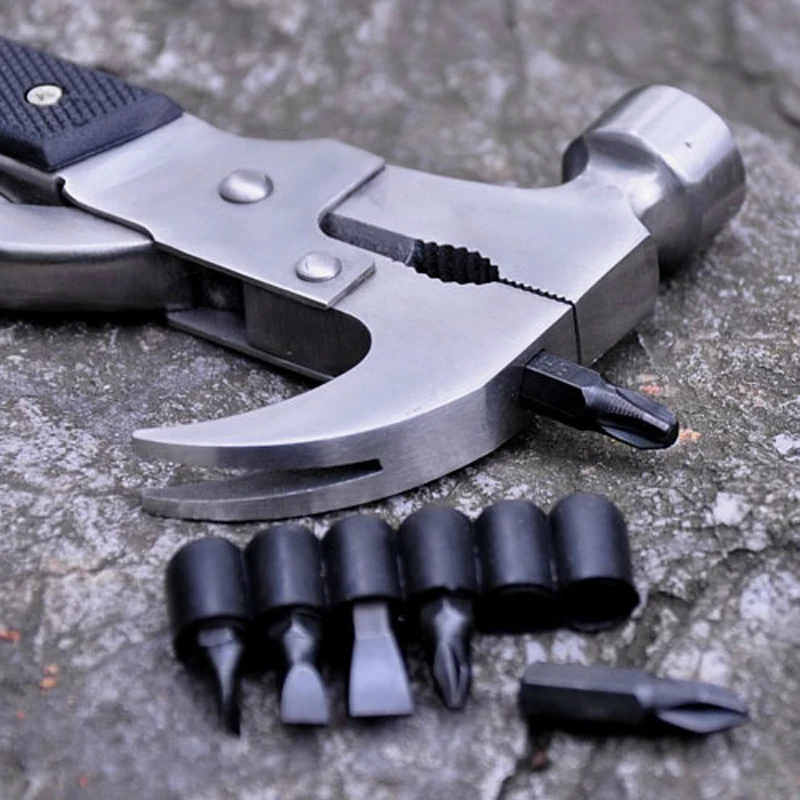 

Multifunction tool / Camping Survival Kit Equipment / hammer combination pliers