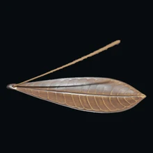 Ручной ладан горелка в форме листа тибетские серебряные аромапалочки вставка для индийские ароматические палочки домашний декор свадебные подарки