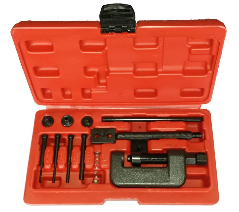 420 630 Motorcycle Chain Splitter Breaker Motorbike Riveting Tool Heavy