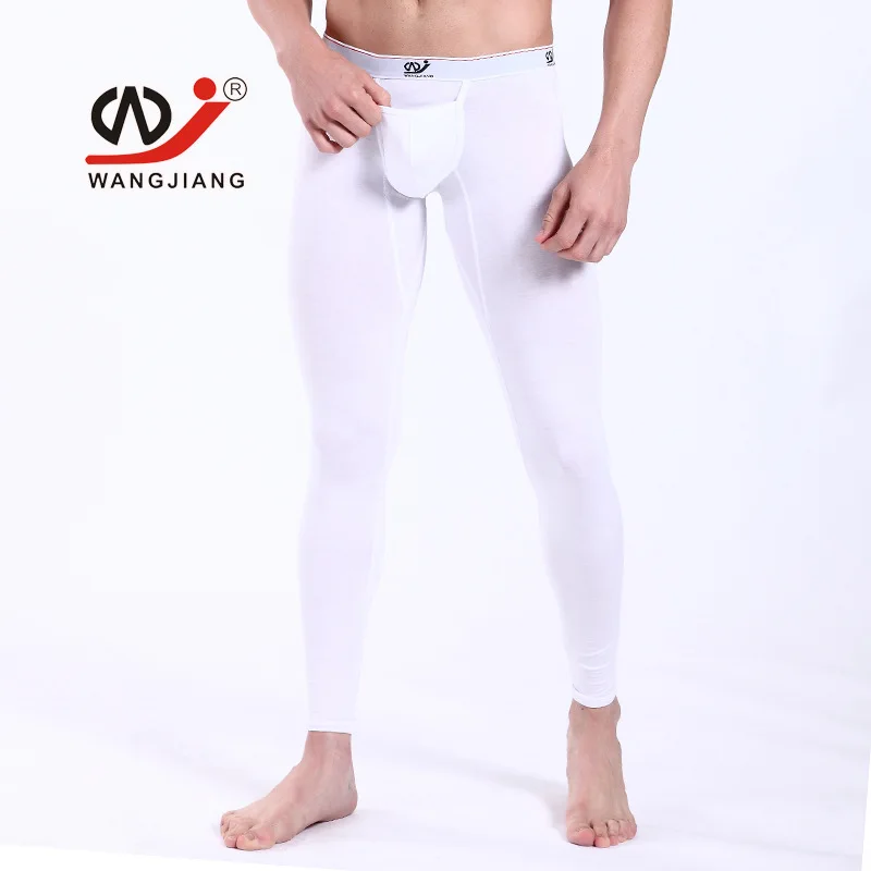 WJ brand men long johns warm pants thin elastic line of men modal Low waist sexy gay underwear men tight legging long Johns WJ brand men long johns warm pants thin elastic line of men modal Low waist sexy gay underwear men tight legging long Johns