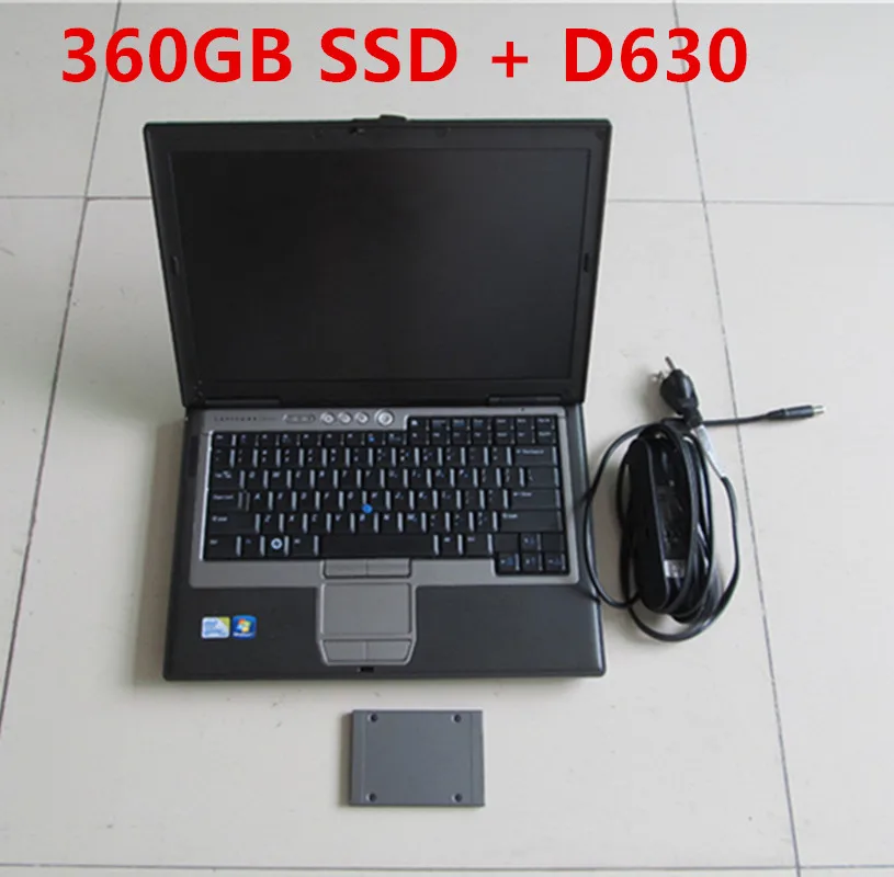 12 для benz star diagnosis sd c5 программное обеспечение HTTWIN/Vediam/DTS SSD win7 32 бит и ноутбук D630 - Цвет: 360GB SSD-D630