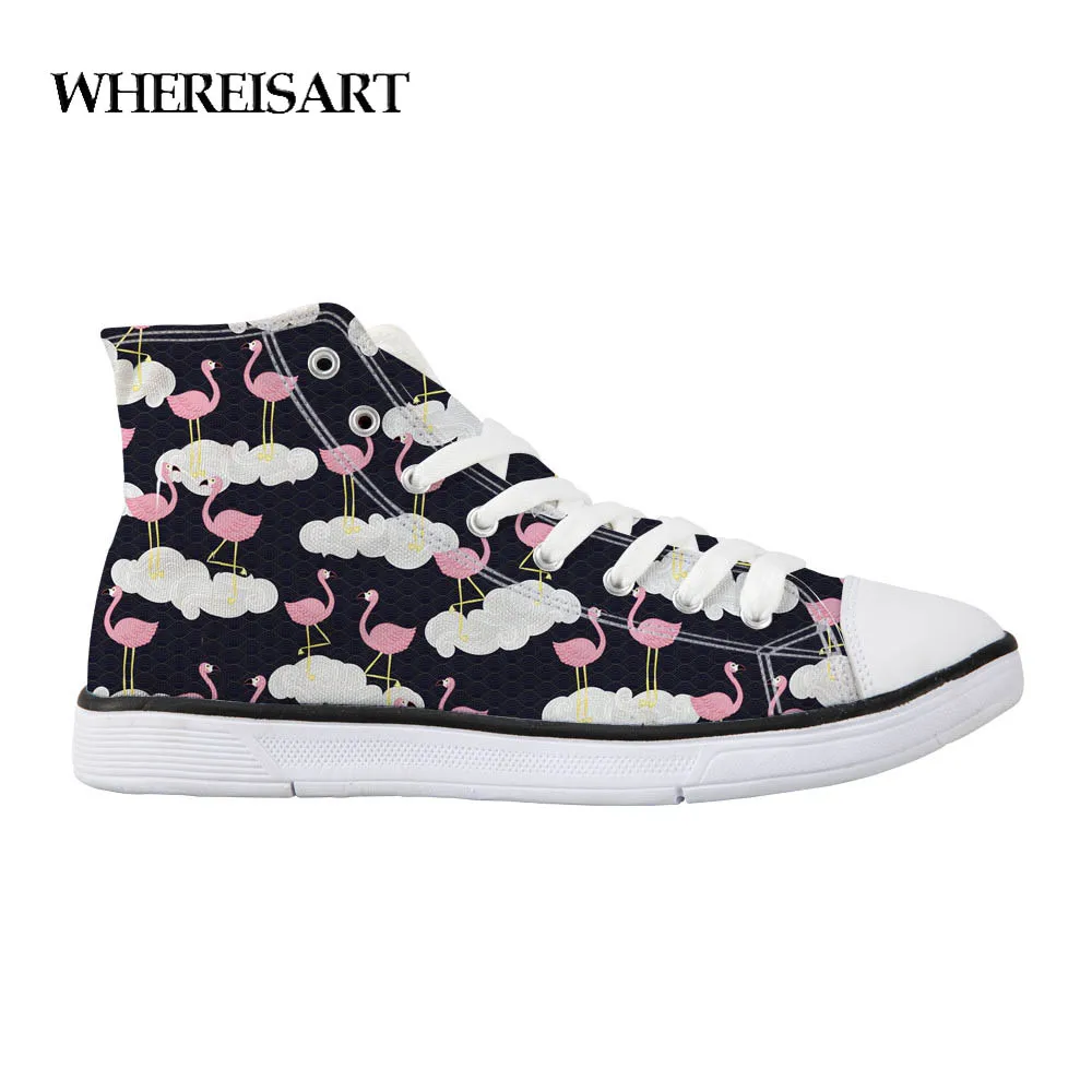 flamingo canvas shoes