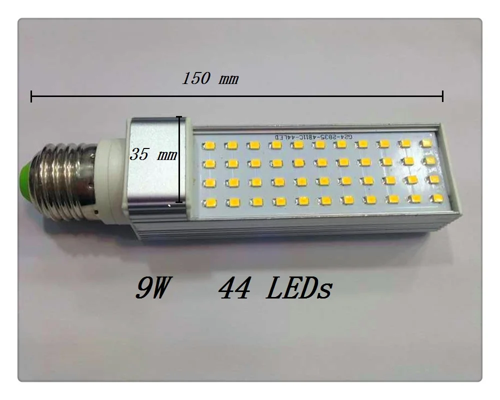 Светодиодный светильник E27 G24 G23 PL светодиодный светильник-кукуруза bombillas для пухового светильника luz velas frio PLC 5 Вт 7 Вт 9 Вт 12 Вт 15 Вт ламповый светильник 85-265 в/AC
