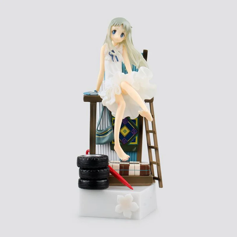 

Honma Meiko Anohana The Flower We Saw That Day anime action figure toys collection Christmas gift doll 22cm boxed Y7614