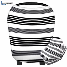 Lanxuanjiaer чехол для кормления новорожденных автомобильные чехлы для сидений детские дышащие безопасные детские многофункциональные хлопковые полосы грудного вскармливания покрывающий голову шарф