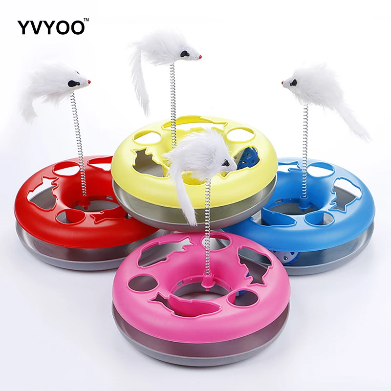 Buy YVYOO Pets Interactive Toys Mice Spring Cats