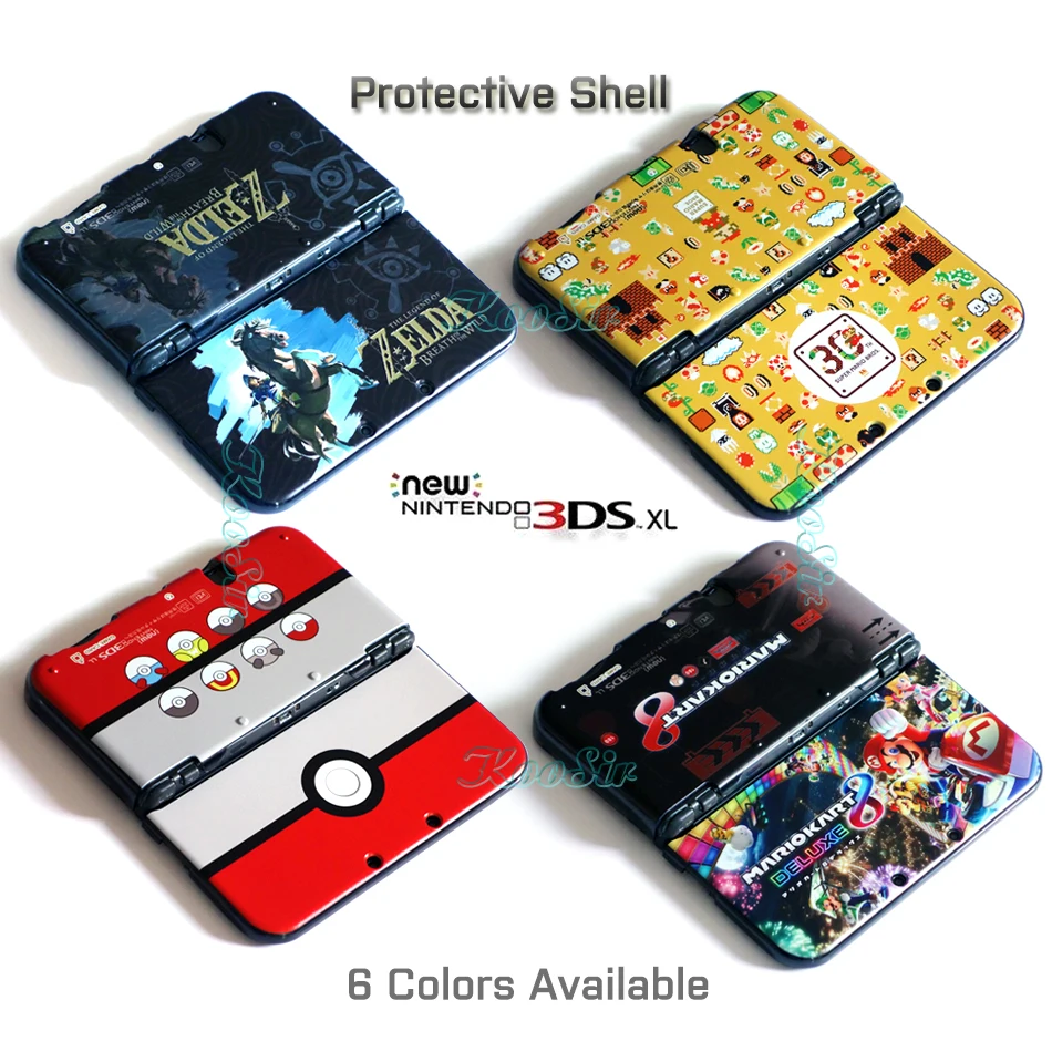 Защитный чехол для NAND NEW 3DS XL/LL корпус Pokeball Pikachus корпус с рисунком чехол для nintendo NEW 3DS LL консоль