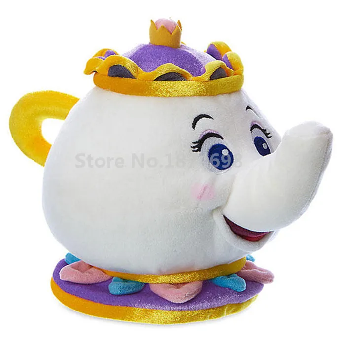 New Beauty and the Beast Belle Princess Teapot Mrs Potts Plush Toy 20cm
