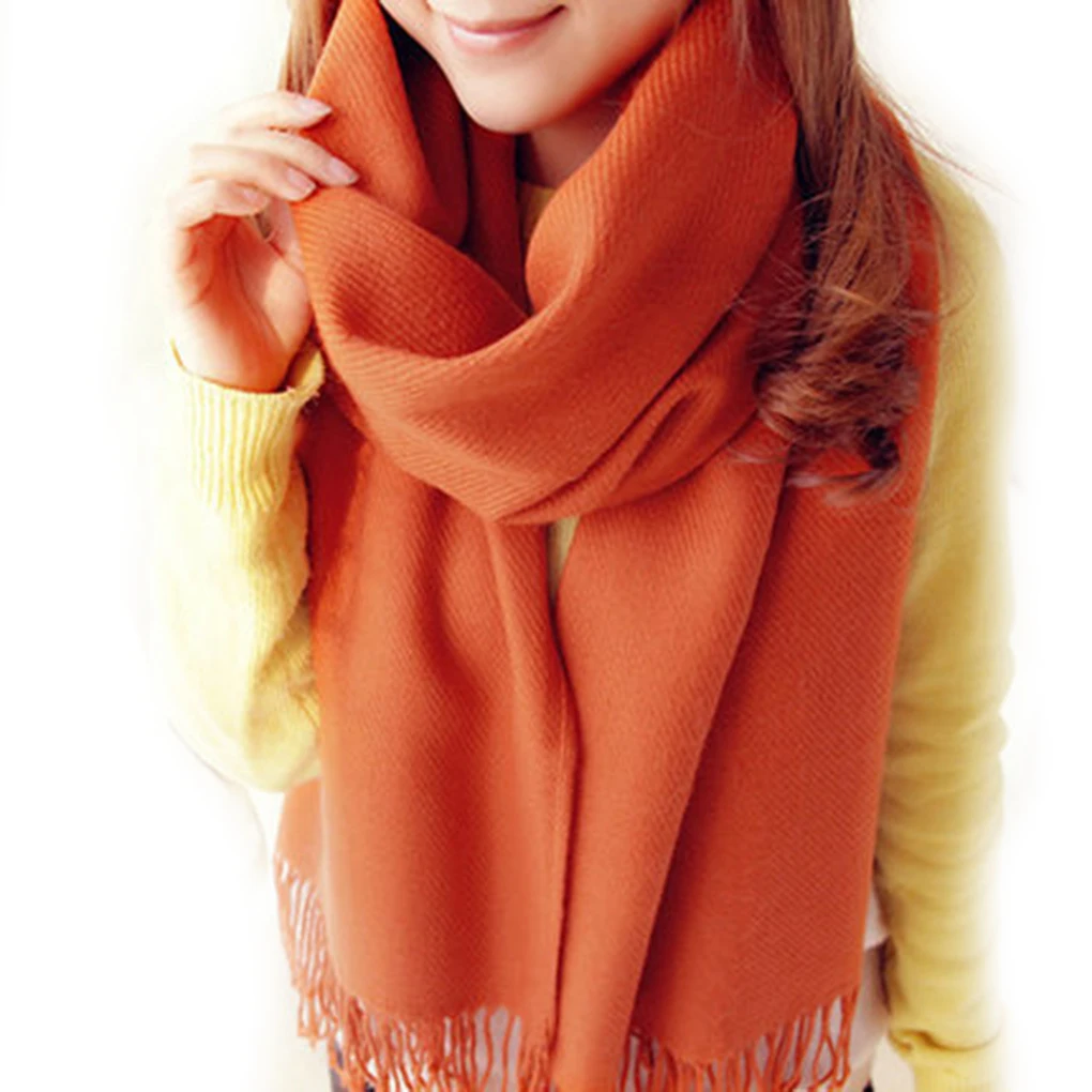 Top Selling Women s Plaid Scarf Cozy Long section thick font b Tartan b font Scarf