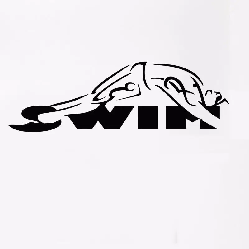 DCTAL плавательная наклейка triatlon etiqueta Run Riding nadador natacion vinilo chm decoracion настенная bano