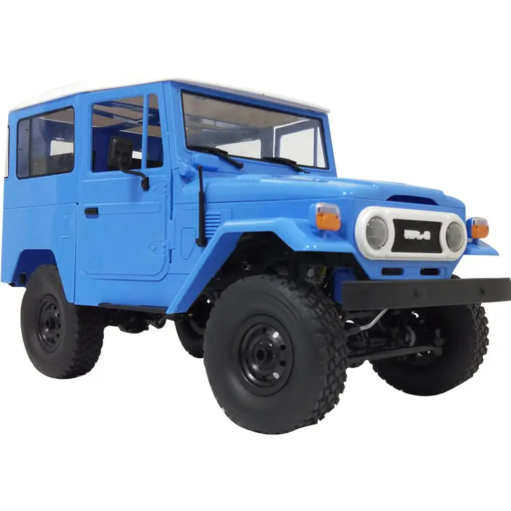blue WPL C34 RTR 1/16 2,4G 4W RC автомобили Багги внедорожные с головным светом детские игрушки подарок - Цвет: blue