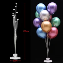 Balão vara balões de aniversário suporte coluna baloon suporte decorações da festa de aniversário crianças favor do chuveiro do bebê decoração de casamento
