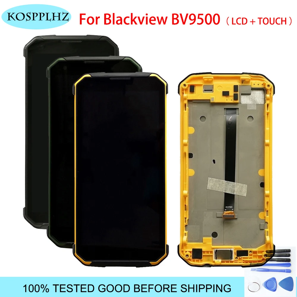 

Blackview bv9500 LCD Display Touch Screen For BLACKVIEW BV9500 LCD Display Assembly with frame 5.7 inch + Tools