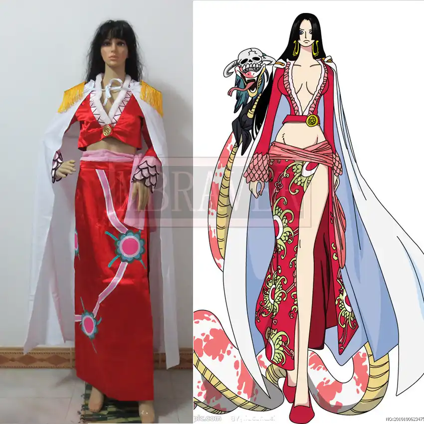 カスタムコスプレワンピース衣装ヘビ智皇后ドレスボアhankokku ハンコックのコスプレ Dress Classic Cosplay Uniformcosplay Stores Aliexpress