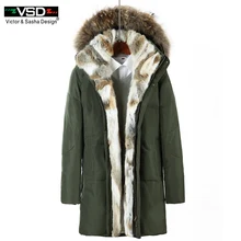 VSD 90% Для мужчин и Для женщин для отдыха Пуховики и парки для мужчин качество красивый теплый модные зимние Костюмы Повседневное пальто мужской Мужские парки VS828