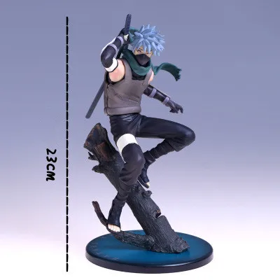

Anime Naruto Figures Naruto Hatake Kakashi PVC Action Figure Toy Collectible Model Toys Free Shipping With Box 23cm