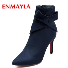 ENMAYLA Pointed Toe Super High (8cm-up) Winter Women Boots 2018 Ankle Boots for Women Size 34-39 LY132 ENMAYLA Pointed Toe Super High (8cm-up) Winter Women Boots 2018 Ankle Boots for Women Size 34-39 LY132