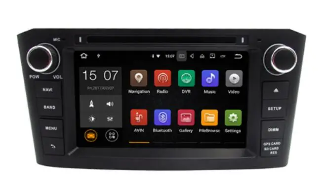 Nedehe 2G ram четырехъядерный Android 9,0 автомобильный DVD для Toyota Avensis 2003 2004 2005 2006 2007 2008 автомобильный радио головное устройство gps навигация - Цвет: Black color