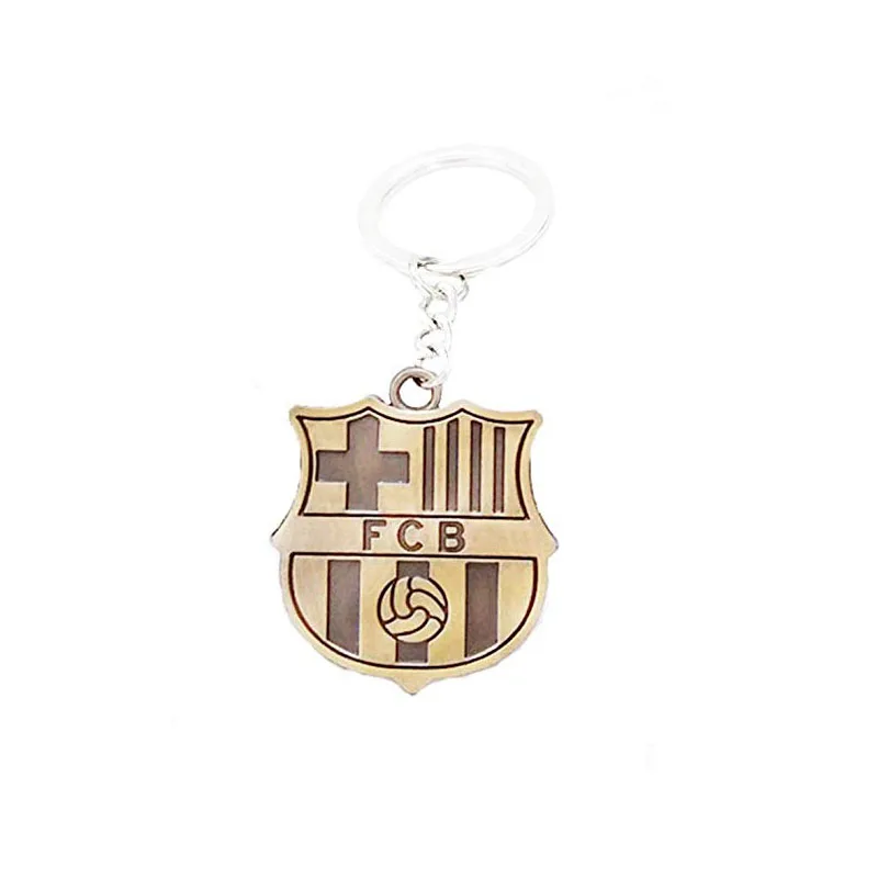 Soccer Team Football Club Logo Metal Pendant keyring Keychain team crest,Perfect Gifts(FC Barcelona)