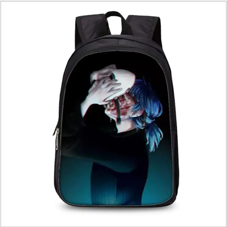 as pictures Sally Face Рюкзак Мультфильм галактика пространство подростков школьные сумки для женщин и мужчин ноутбук удобный рюкзак для путешествий рюкзак Детский рюкзак для книг - Цвет: as pictures