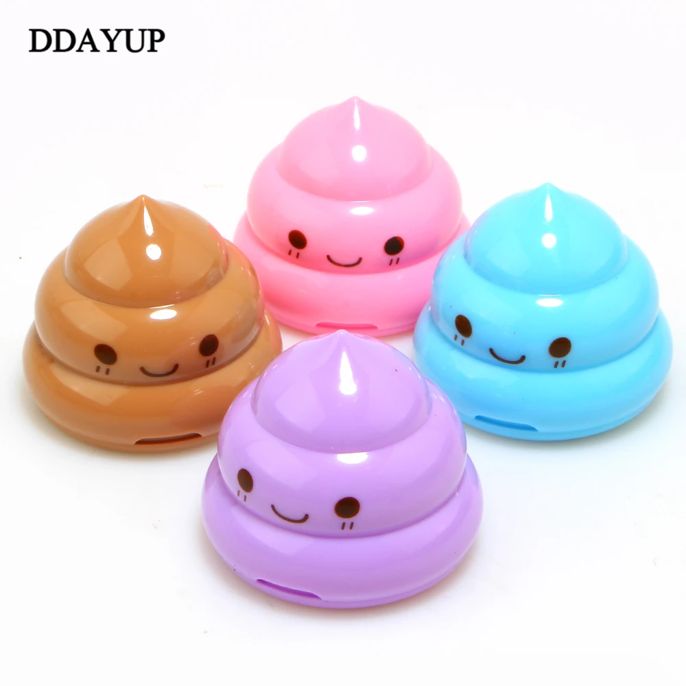 

Apontador Cute Mini Shit Shape Pencil Sharpener Original Pencil Sharpener School Supplies for Student Office Stationery Gifts