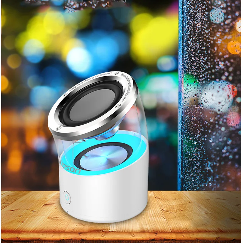 Tall bluetooth speaker with lights