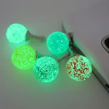 Светящийся ночной Светильник 3,5 мм прозрачный наушник Пылезащитная заглушка для наушников мобильный телефон аудио Пылезащитный для планшетных ПК