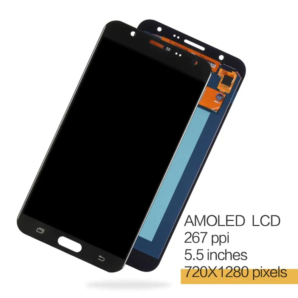 Супер AMOLED ЖК-дисплей для SAMSUNG Galaxy J7 дисплей для SAMSUNG Galaxy J7 J700 J700F J700M J700H сенсорный экран