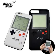 

For GB Gameboy Tetris Phone Case For iPhone X iPhone 6 6S 7 8 Plus For Nintendo Retro Tetris Phone Cover Case For iPhone 6 7 8 X