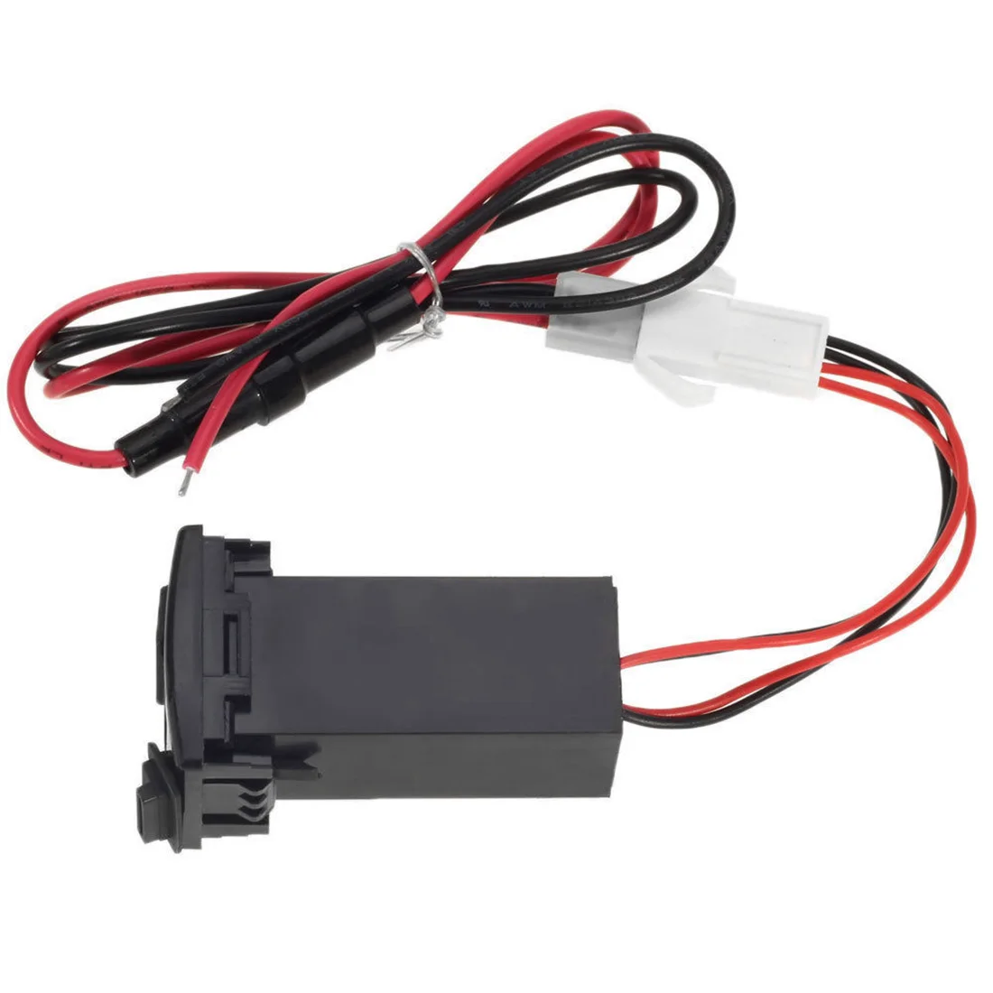 Dewtreetali brand new Car 2.1A Dual USB Port Socket Cell Phone Charger