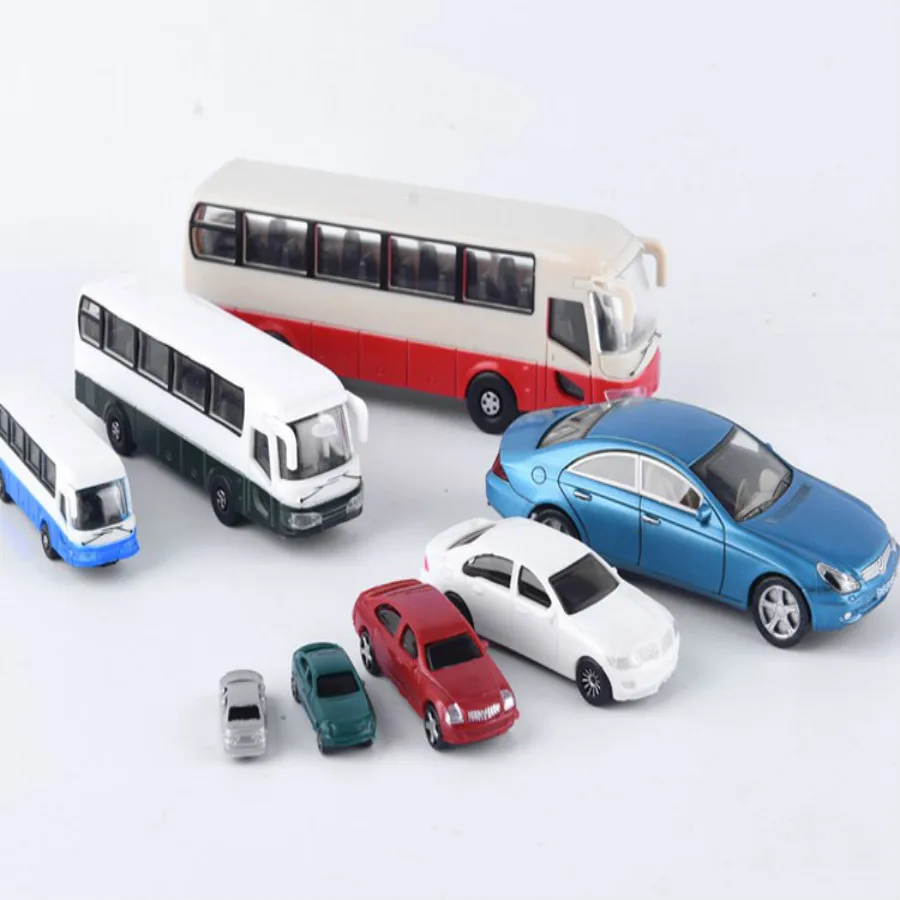 20pcs  150 train model scale model plastic  architectural model car (14)