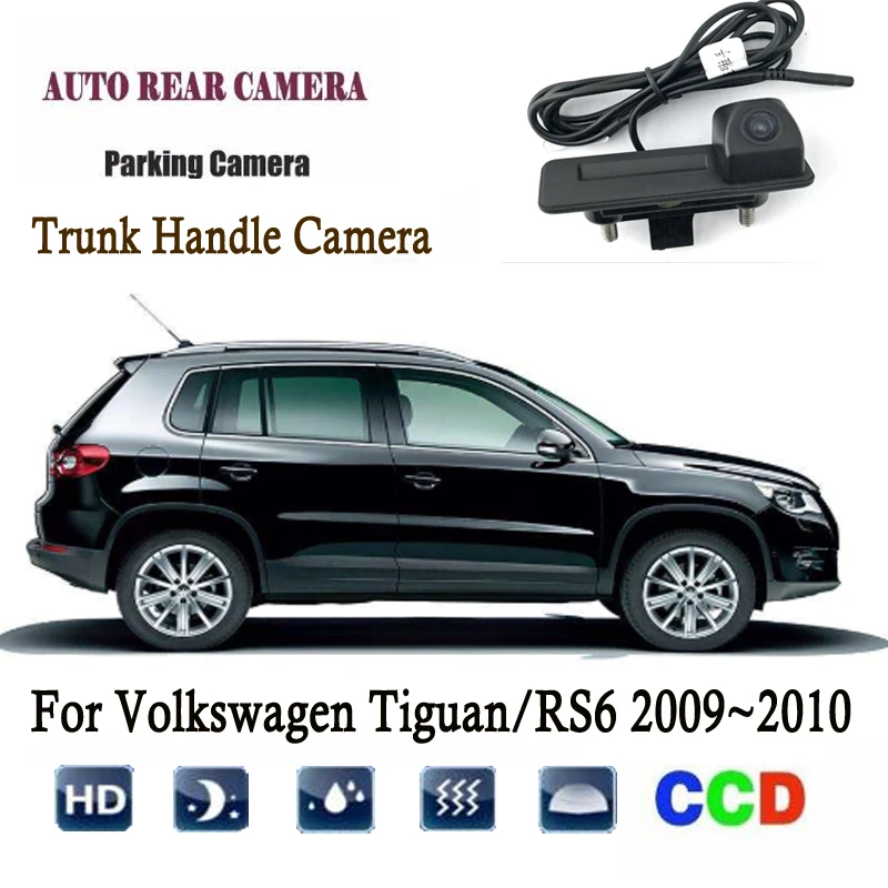 

Car Rear View Camera For Volkswagen Tiguan/RS6 2009~2010 Instead of Original Factory Trunk Handle Camera / Reversing camera