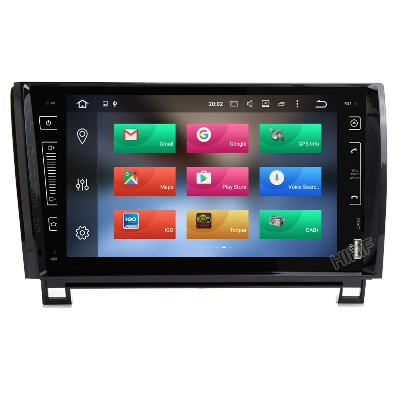 Top IPS 9" Android 8.0 CAR Radio Player GPS Navigation Bluetooth HD Touchscreen RDS Radio For TOYOTA Sequoia/ TOYOTA Tundra + Map 3