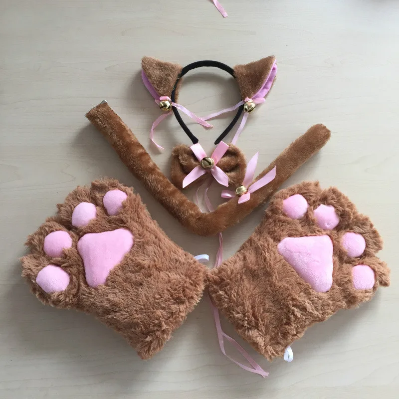 Милый сексуальный Kawaii Kitty Cat Meow star Love лента аниме косплей аксессуары наборы