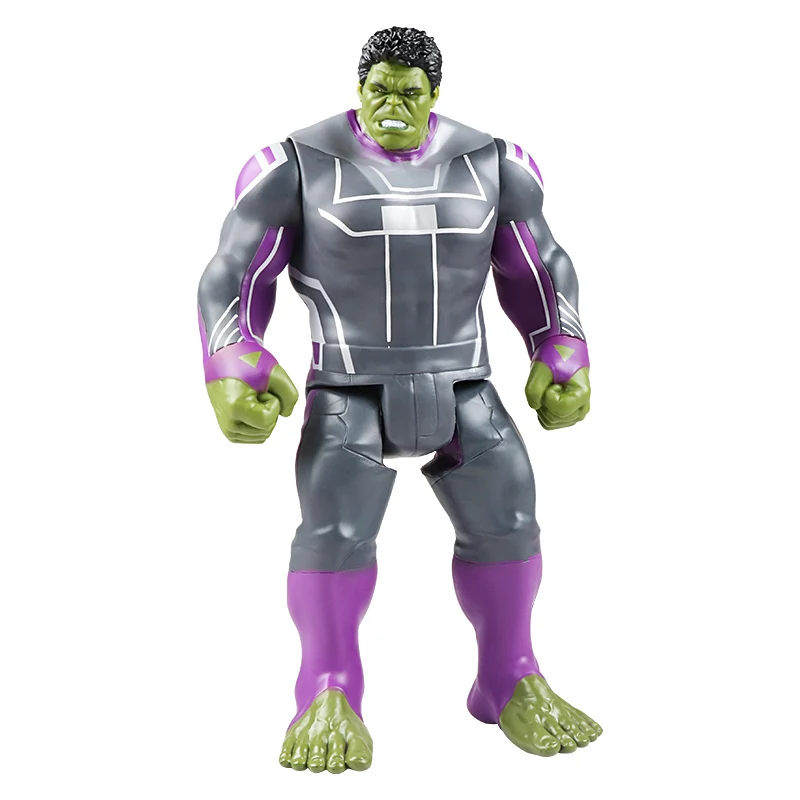 New Hulk no box 30 см Marvel Мстители игрушки танос Халк Бастер человек паук Железный человек Капитан Америка Тор Росомаха Черная пантера фигурка куклы - Цвет: New Hulk no box