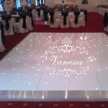 

Large Size Girl's Dance Personalized Floor Decal Princess Crown Custom Name Art Vinyl Birthday Party Lettering Decal DIY LC903