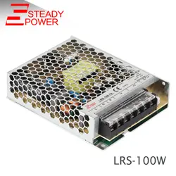 Hotest LRS-100w 110 220 В ac к dc 100 Вт 24 В 4.5a 12 В 9a тонкий переключатель питание для 3D принтер промышленный блок питания