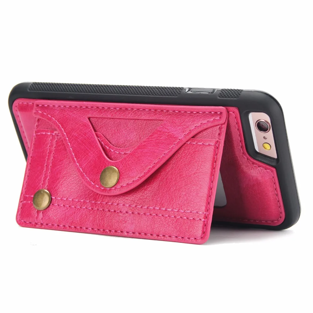 XINGDUO для iphone X Мода pu кожа новая одна кнопка зеркало вставка бумажник чехол для iphone X/XS/5/6/6 S/7/8/Plus