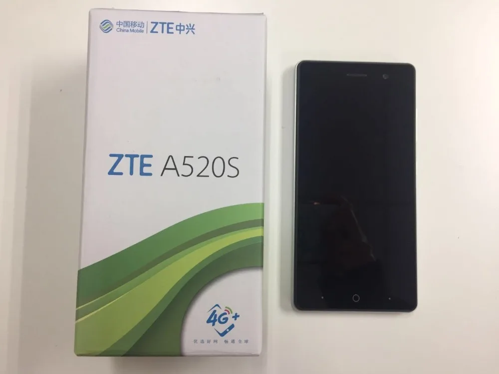 zte Blade A520/A520S 5,0 дюймов 1280*720 экран 1/2G ram 16g rom мобильный телефон четырехъядерный android 6,0 dual sim bluetooth