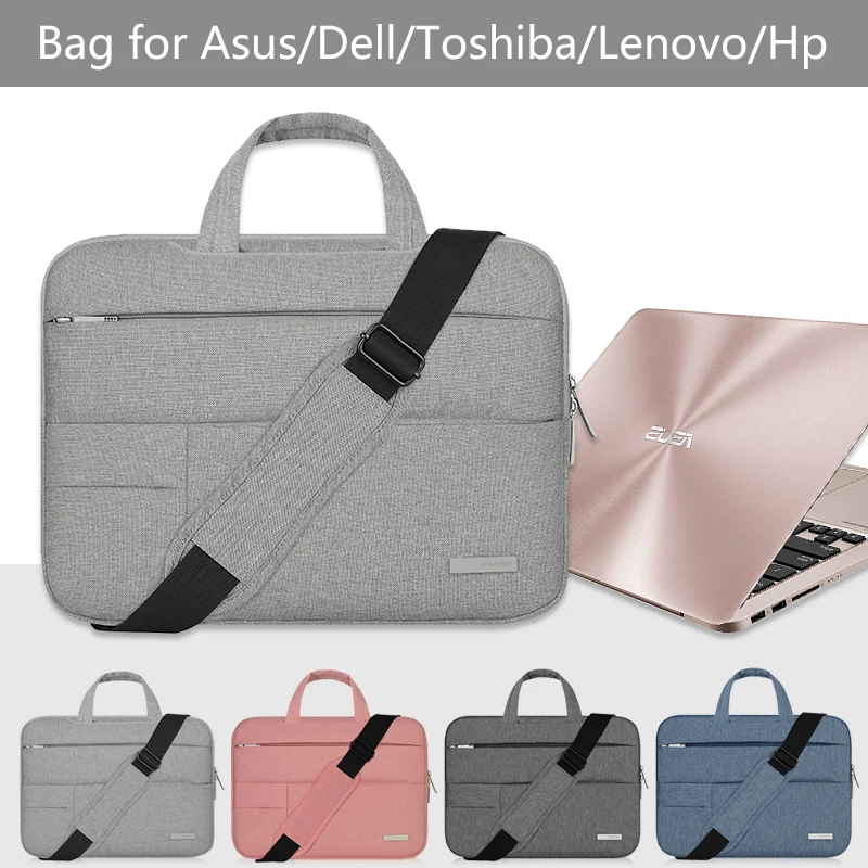 Сумка для ноутбука 13,3 14 15,6 дюймов huawei Asus Dell Hp lenovo acer сумка на ремне для планшета для мужчин женщин 13 14 15 сумка-мессенджер