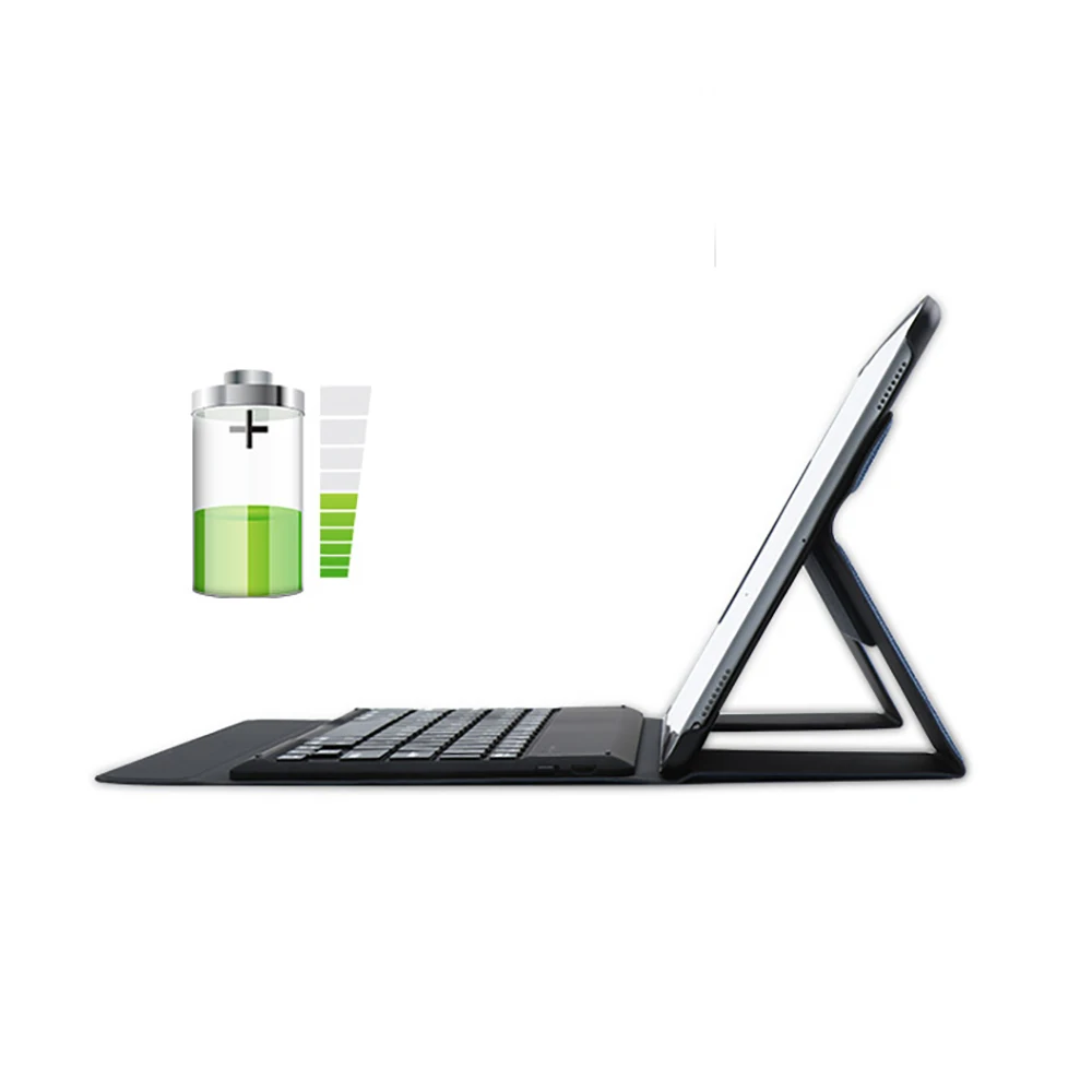 Powstro 10," кожаный чехол защитный чехол для IPAD Pro9.7 Bluetooth клавиатура беспроводная версия мини клавиатура кобура