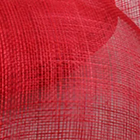 Красный Горячая Распродажа derby Millinery головной убор Sinamay головной убор перо цветок вечерние аксессуары для волос Клубная Кепка Perfct цвет MYQ109 - Цвет: Красный